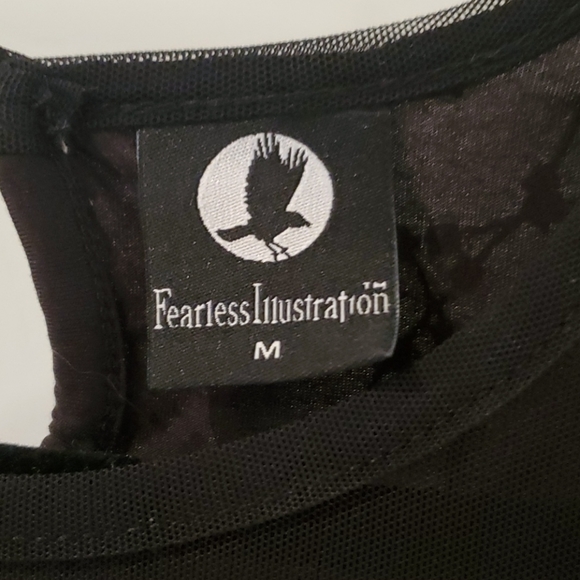 Fearless Illustration Black rose and thorns dress - Picture 5 of 8